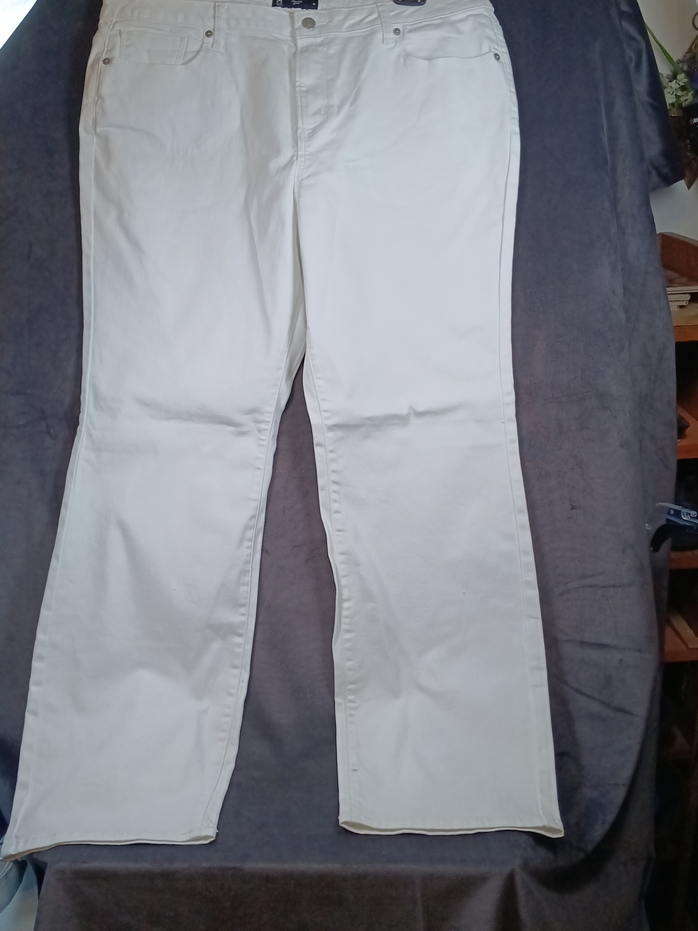 Women’s White Boot Cut Jeans